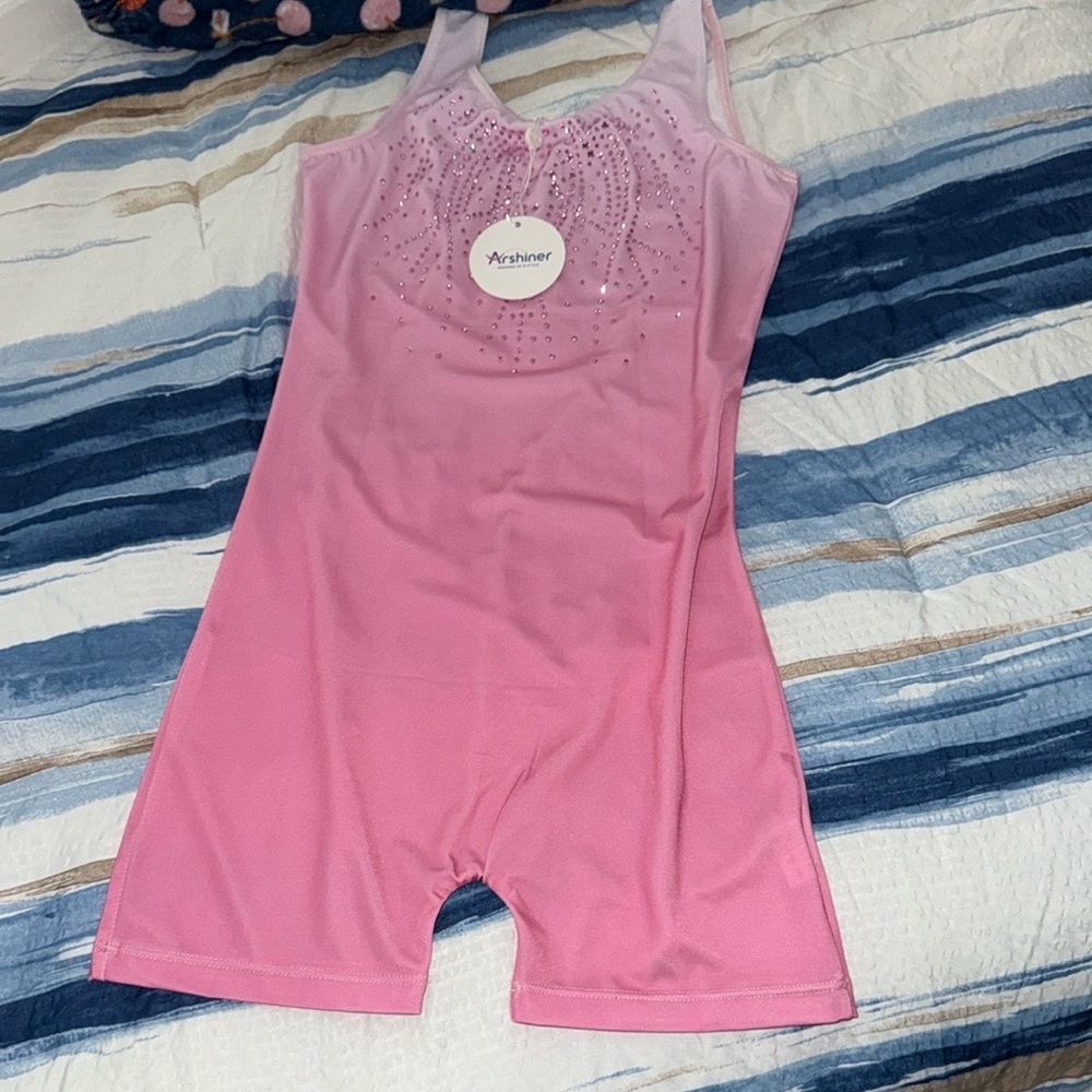 Girls Embellished Athletic Romper